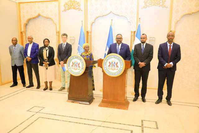 , رئيس بونتلاند يلتقي نائبة مبعوث الأمم المتحدة إلى الصومال