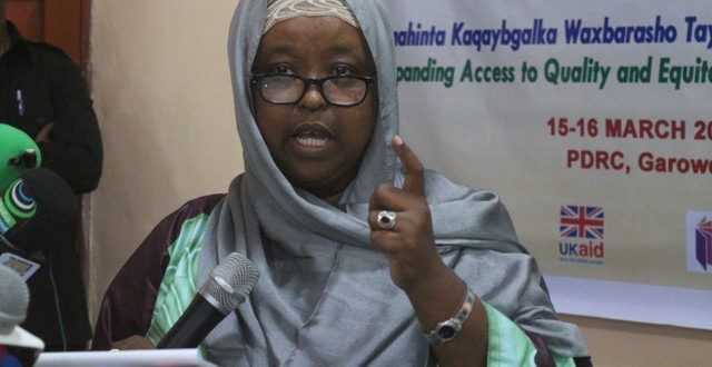 , الصومال.. وفاة وزيرة التربية والتعليم السابقة خضرة بشير علي في امريكا