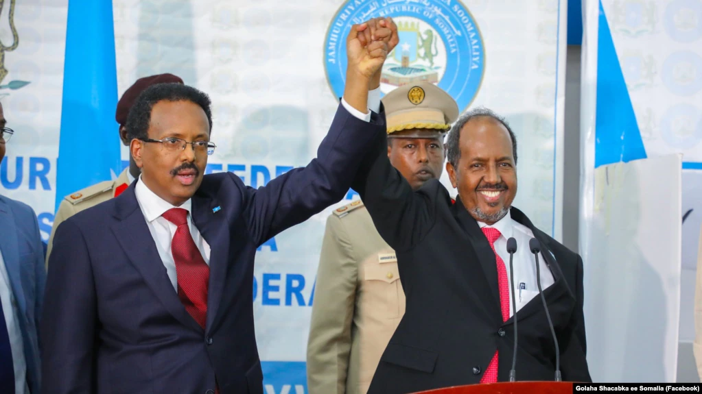 , ماذا قال حسن شيخ في أول خطاب له بعد انتخابه رئيسا للصومال؟