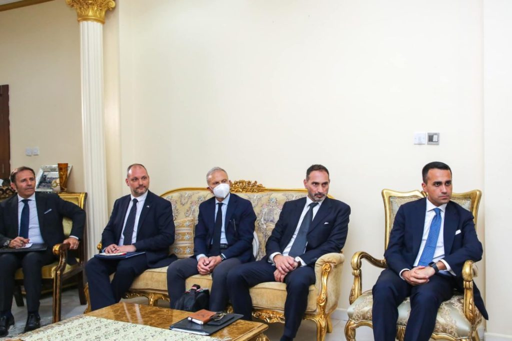 , الرئيس حسن شيخ يستقبل وزير الخارجية الإيطالي في مقديشو