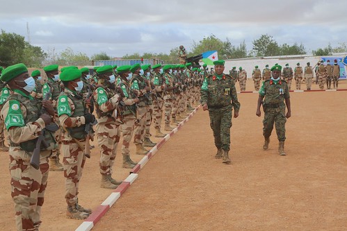 , قوات جيبوتي العاملة في الصومال ضمن بعثة (ATMIS) تحتفل بالذكرى 45 للاستقلال