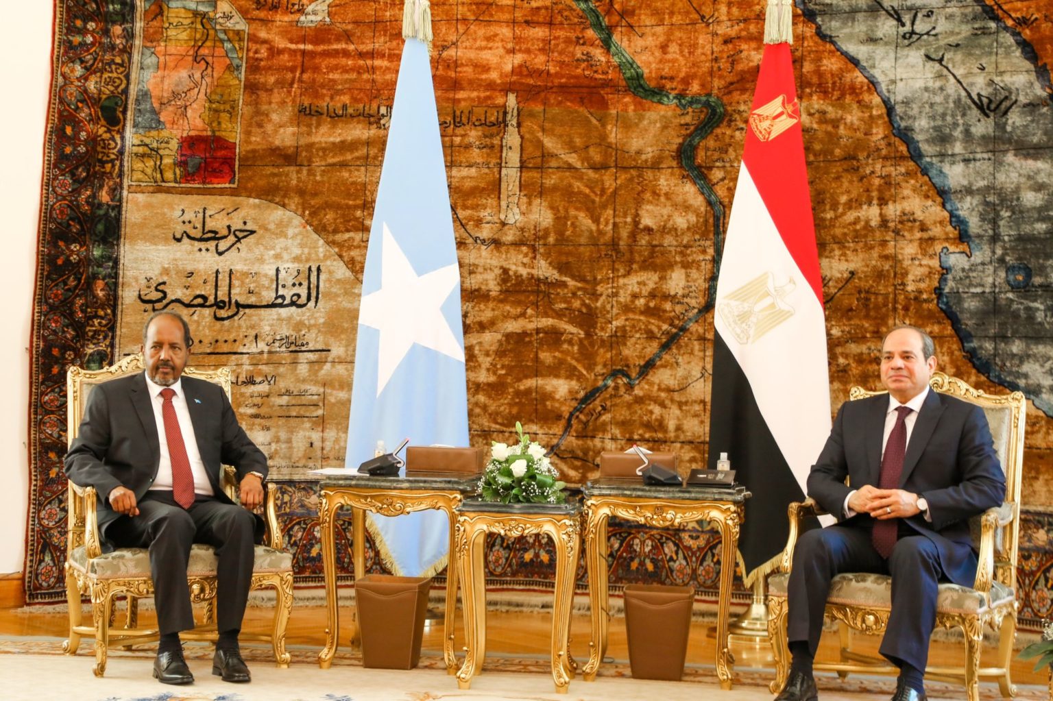 , الرئيس المصري يؤكد استعداد بلاده لمواصلة دعم الصومال لبناء وترسيخ مؤسسات الدولة
