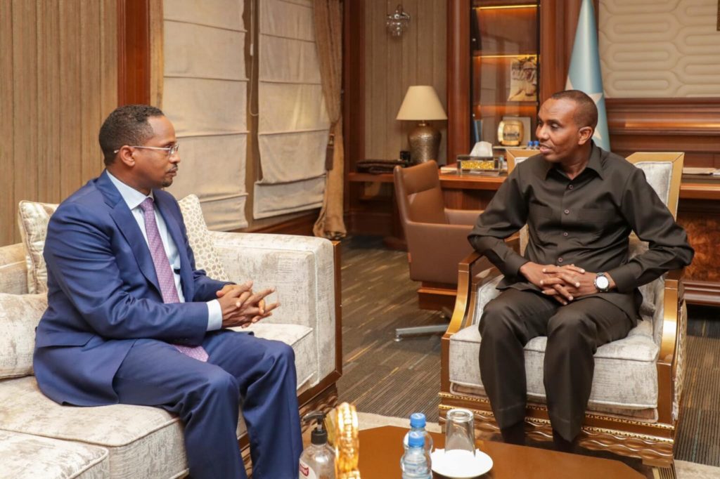 , رئيس الوزرء يستقبل السفير الإثيوبي لدى الصومال