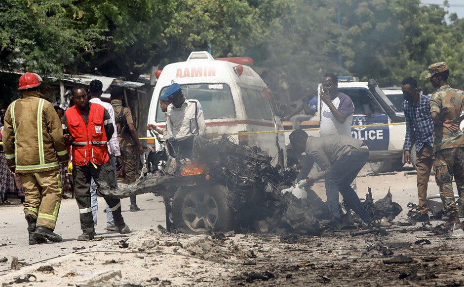, تفاصيل التفجير الإرهابي الذي استهدف حافلة مدنيين جنوب الصومال